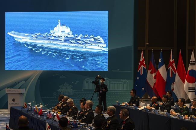 Chinese general takes a harsh line on Taiwan and other disputes at an international naval gathering | iNFOnews.ca Chinese general takes a harsh line on Taiwan and other disputes at an international naval gathering | iNFOnews.ca