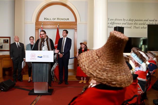 'Historic' law recognizing Haida Aboriginal title introduced in B.C. legislature | iNFOnews.ca