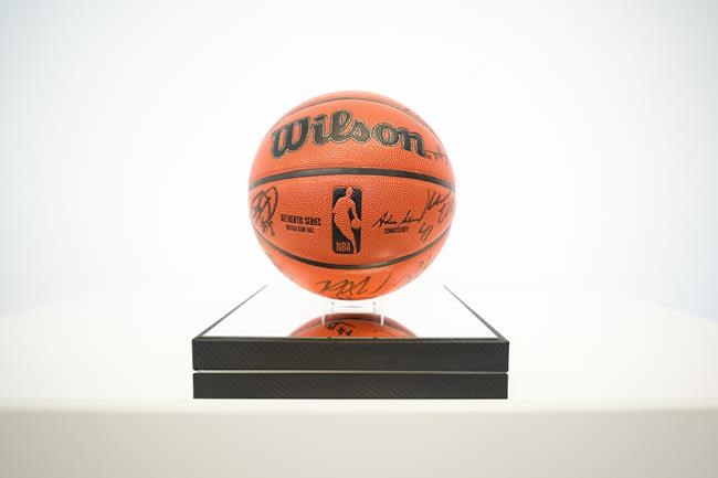 Basketball autographed by 19 Canadian NBA players up for grabs in online contest | iNFOnews.ca