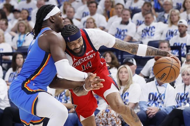 Shai Gilgeous-Alexander's 33 points lead Thunder past Pelicans 124-92 as OKC takes a 2-0 lead | iNFOnews.ca Shai Gilgeous-Alexander's 33 points lead Thunder past Pelicans 124-92 as OKC takes a 2-0 lead | iNFOnews.ca