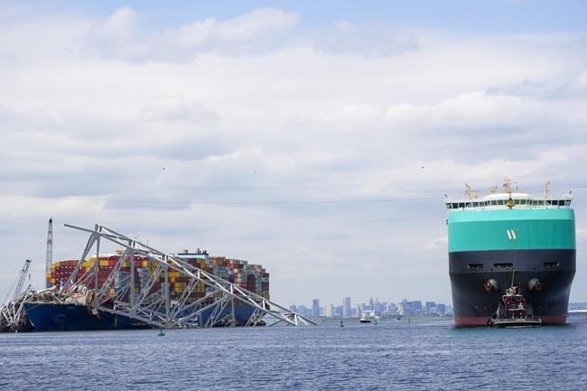 New deep-water channel allows first ship to pass Key bridge wreckage in Baltimore | iNFOnews.ca New deep-water channel allows first ship to pass Key bridge wreckage in Baltimore | iNFOnews.ca