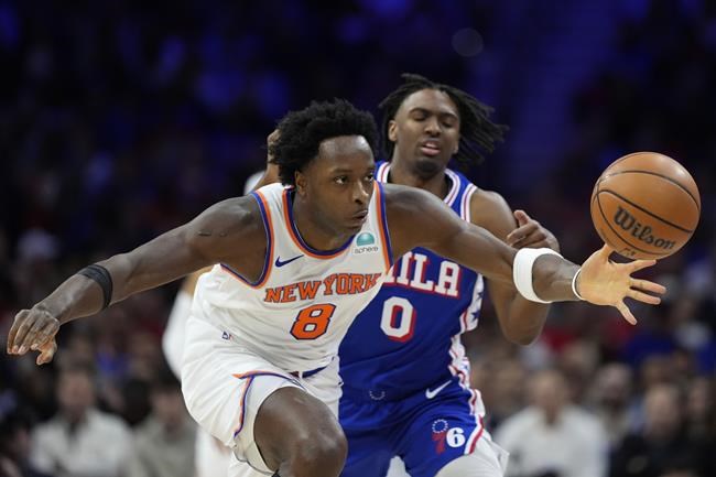 Joel Embiid scores 50 points to lead 76ers past Knicks 125-114 to cut deficit to 2-1 | iNFOnews.ca Joel Embiid scores 50 points to lead 76ers past Knicks 125-114 to cut deficit to 2-1 | iNFOnews.ca