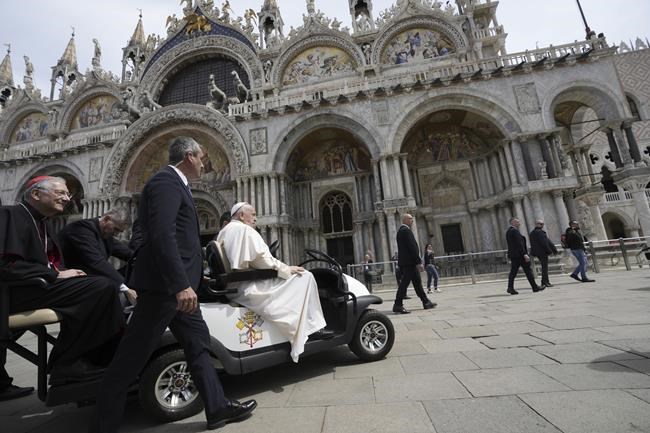 Pope visits Venice to speak to the artists and inmates behind the Biennale's must-see prison show | iNFOnews.ca Pope visits Venice to speak to the artists and inmates behind the Biennale's must-see prison show | iNFOnews.ca
