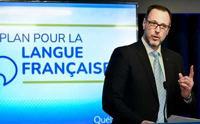 Quebec unveils $603-million five-year plan to protect French language | iNFOnews.ca