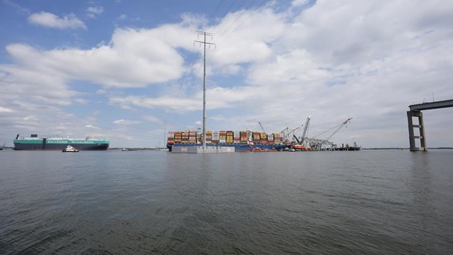 The ship that brought down a Baltimore bridge to be removed from collapse site in the coming weeks | iNFOnews.ca