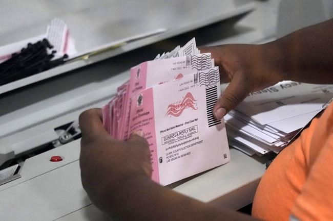 Republicans file lawsuit to block count of Nevada mail ballots received after Election Day | iNFOnews.ca