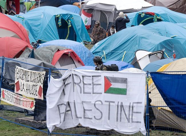 "A tiny city:" Canadian pro-Palestinian campus protesters organize for another week | iNFOnews.ca