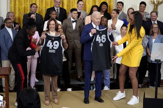 President Joe Biden cheers the Las Vegas Aces and women's basketball | iNFOnews.ca President Joe Biden cheers the Las Vegas Aces and women's basketball | iNFOnews.ca