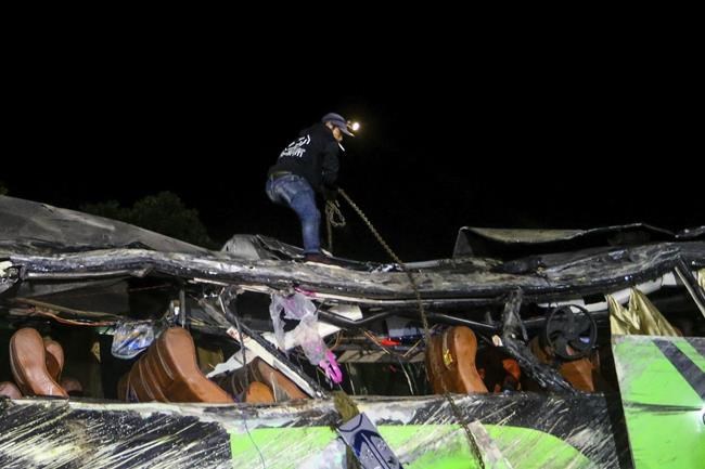 At least 11 dead, mostly students, in Indonesia bus crash after brakes apparently failed, police say | iNFOnews.ca At least 11 dead, mostly students, in Indonesia bus crash after brakes apparently failed, police say | iNFOnews.ca