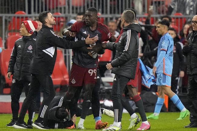 Bad blood boils over between Toronto FC and NYCFC in ugly post-game melee | iNFOnews.ca