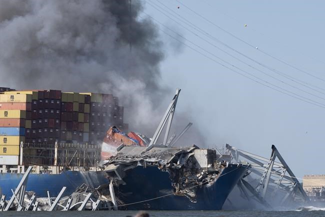 As work continues to remove cargo ship from collapsed Baltimore bridge, what about its crew? | iNFOnews.ca