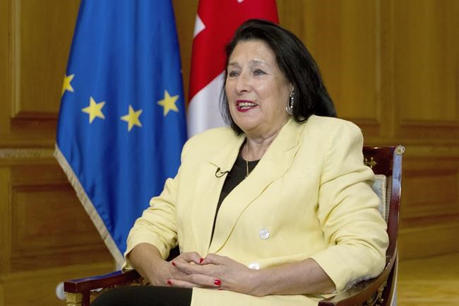 Georgia's leader says a divisive media bill passed by lawmakers is unacceptable and she'll veto it | iNFOnews.ca