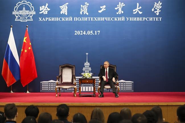 Putin concludes a trip to China by emphasizing its strategic and personal ties to Russia | iNFOnews.ca