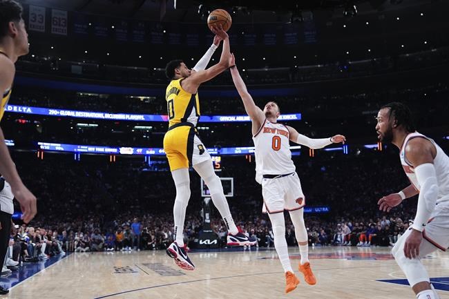 Pacers set NBA playoff shooting mark, top Knicks 130-109 in Game 7 to make Eastern Conference finals | iNFOnews.ca Pacers set NBA playoff shooting mark, top Knicks 130-109 in Game 7 to make Eastern Conference finals | iNFOnews.ca