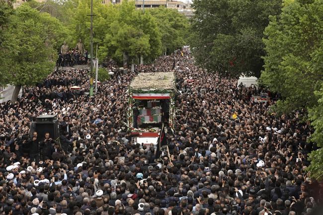 Mourners begin days of funerals for Iran's president and others killed in helicopter crash | iNFOnews.ca Mourners begin days of funerals for Iran's president and others killed in helicopter crash | iNFOnews.ca