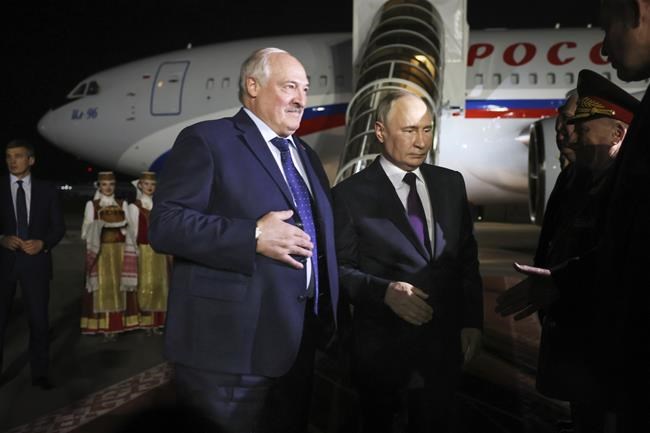 Putin arrives in neighboring Belarus for a two-day visit with a key ally | iNFOnews.ca Putin arrives in neighboring Belarus for a two-day visit with a key ally | iNFOnews.ca