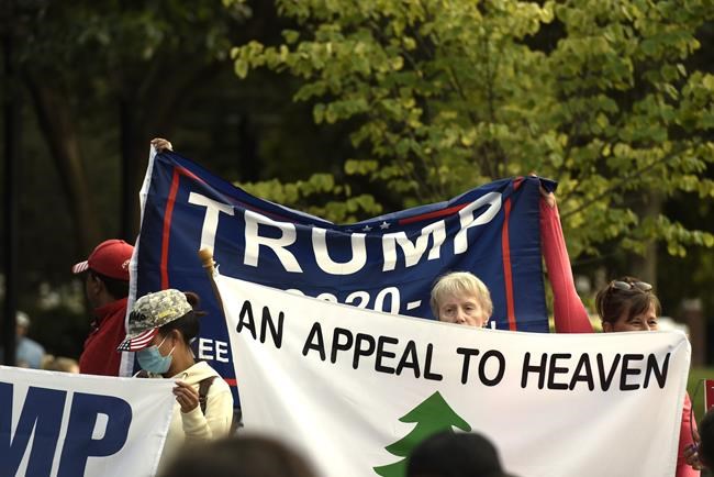 The 'Appeal to Heaven' flag evolves from Revolutionary War symbol to banner of the far right | iNFOnews.ca The 'Appeal to Heaven' flag evolves from Revolutionary War symbol to banner of the far right | iNFOnews.ca