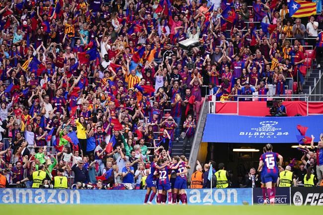 Barcelona beats Lyon to win a third Women's Champions League title in four years | iNFOnews.ca
