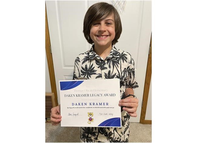 A fifth grader's fundraiser cleared his school of meal debt. It named an award for him | iNFOnews.ca