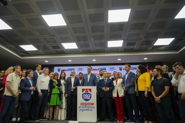 Ruling populists declare victory in Serbia local vote despite opposition claims of irregularities | iNFOnews.ca Ruling populists declare victory in Serbia local vote despite opposition claims of irregularities | iNFOnews.ca