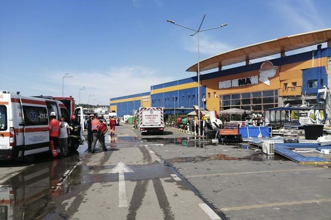 An explosion at a DIY chain store in Romania injures at least 15 people, 4 seriously | iNFOnews.ca