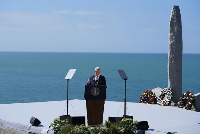 Biden looks to Pointe du Hoc to inspire the push for democracy abroad and at home | iNFOnews.ca