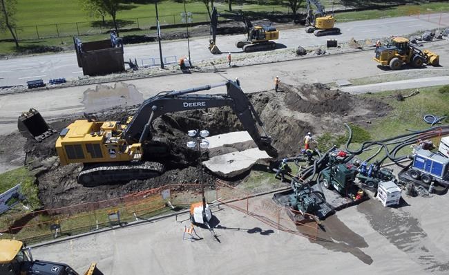 Calgary water conservation progress made as crews repair water main break: officials | iNFOnews.ca