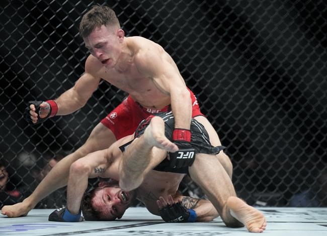 Canadian Brad Katona uses ground skills to earn decision win on UFC fight card | iNFOnews.ca Canadian Brad Katona uses ground skills to earn decision win on UFC fight card | iNFOnews.ca