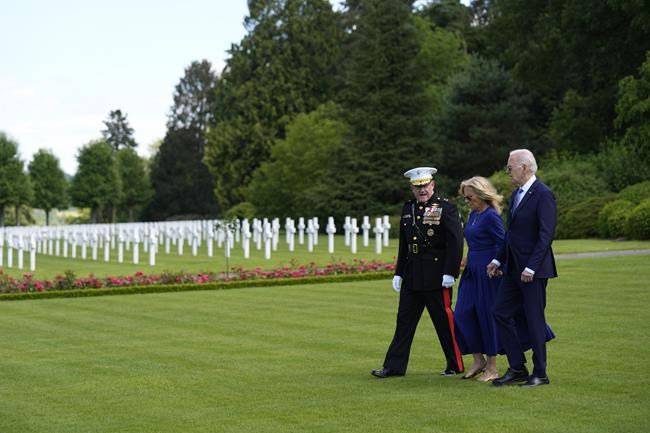 Biden honors US war dead with a cemetery visit ending a French trip that served as a rebuke to Trump | iNFOnews.ca Biden honors US war dead with a cemetery visit ending a French trip that served as a rebuke to Trump | iNFOnews.ca