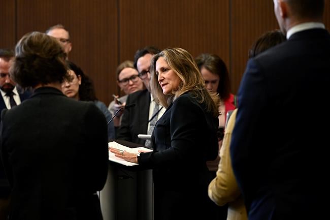 Freeland challenges Tories to take stand on capital gains changes with House motion | iNFOnews.ca