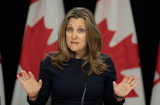 Freeland to oilsands: Tax credit nearly law, time to start building carbon capture | iNFOnews.ca