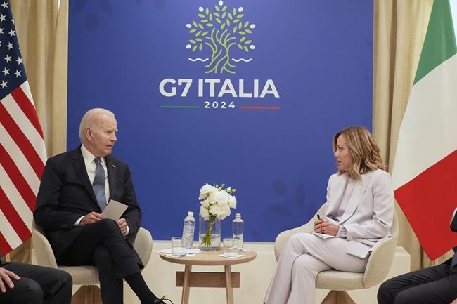 Biden, Meloni meet on sidelines of G7 summit but one notable matter wasn't on the table: abortion | iNFOnews.ca Biden, Meloni meet on sidelines of G7 summit but one notable matter wasn't on the table: abortion | iNFOnews.ca