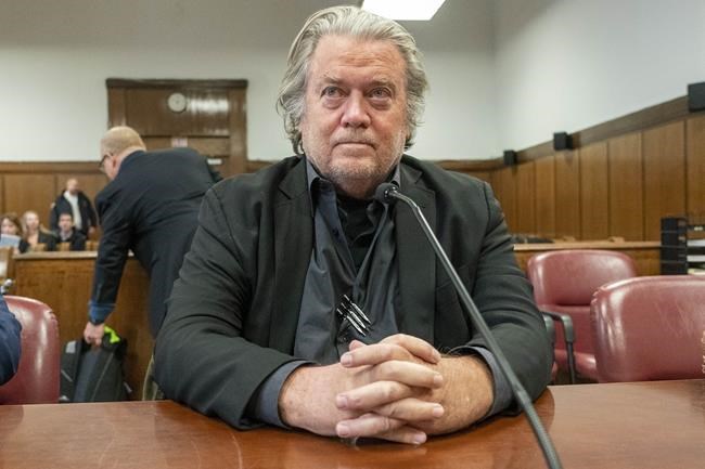 Trump ally Bannon asks the Supreme Court to delay his 4-month prison sentence on contempt charges | iNFOnews.ca