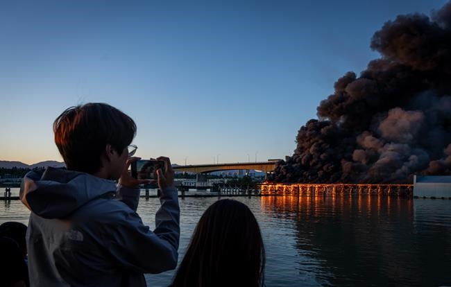 Large, smoky fire extinguished in Metro Vancouver, no injuries reported | iNFOnews.ca