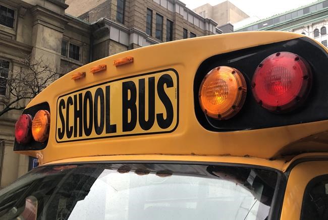 Pedestrian dies after bus carrying elementary school pupils crashes in B.C. Interior | iNFOnews.ca