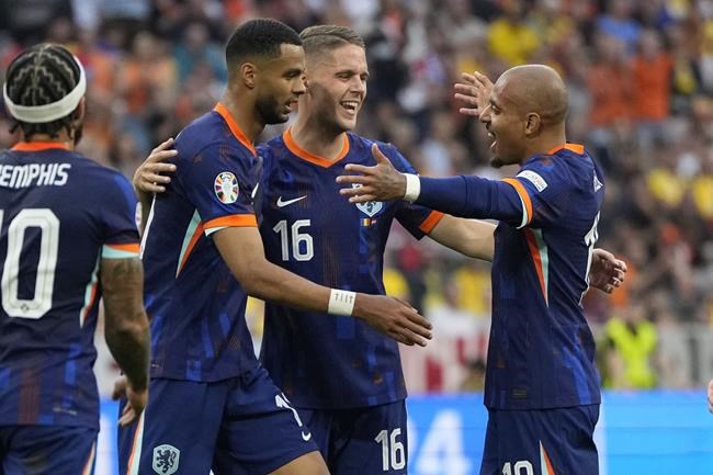 Much-improved Netherlands beats Romania 3-0 to reach first Euros quarterfinal in 16 years | iNFOnews.ca Much-improved Netherlands beats Romania 3-0 to reach first Euros quarterfinal in 16 years | iNFOnews.ca