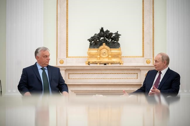 Hungary's Orbán meets Putin for talks in Moscow in a rare visit by a European leader | iNFOnews.ca