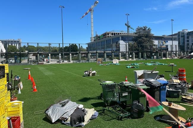 With no fanfare, pro-Palestinian protesters dismantle UBC camp after two months | iNFOnews.ca With no fanfare, pro-Palestinian protesters dismantle UBC camp after two months | iNFOnews.ca