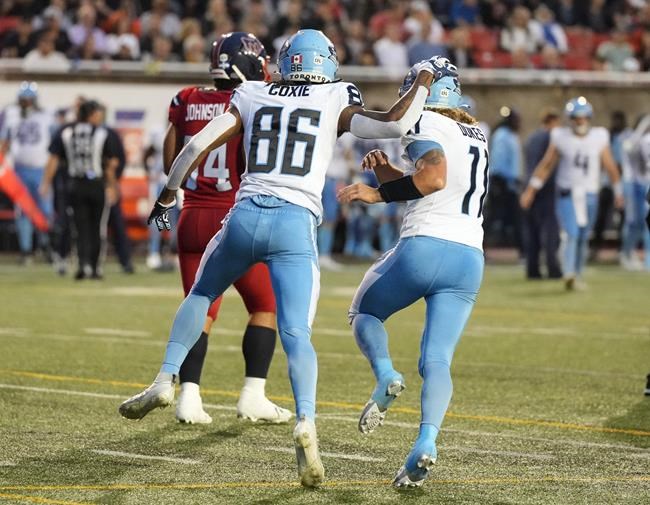 Argonauts snap Alouettes win streak with 37-18 victory as Fajardo exits with injury | iNFOnews.ca Argonauts snap Alouettes win streak with 37-18 victory as Fajardo exits with injury | iNFOnews.ca