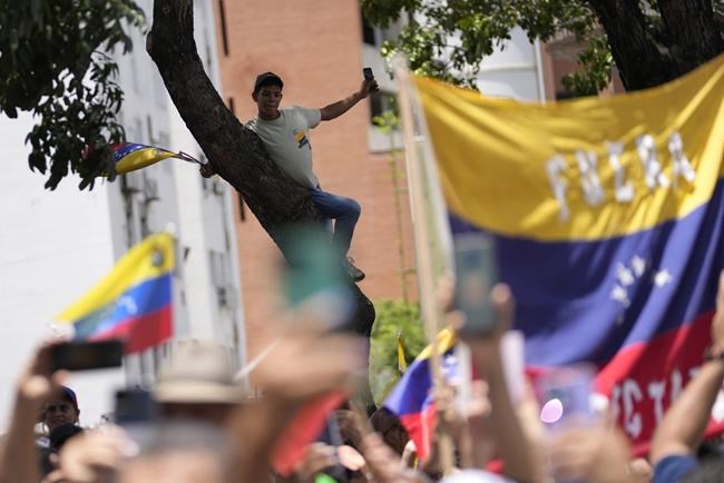 Opposition leader joins rally calling for Venezuela presidential election results to be overturned | iNFOnews.ca Opposition leader joins rally calling for Venezuela presidential election results to be overturned | iNFOnews.ca