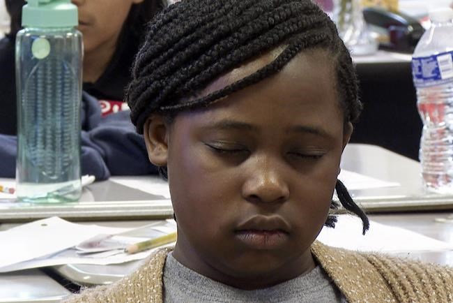 More US schools are taking breaks for meditation. Teachers say it helps students' mental health | iNFOnews.ca More US schools are taking breaks for meditation. Teachers say it helps students' mental health | iNFOnews.ca