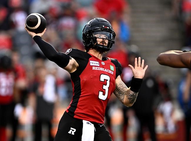 Brown off to solid start as CFL starter with Ottawa Redblacks | iNFOnews.ca