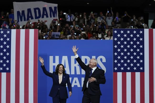 Harris introduces new running mate Minnesota Gov. Tim Walz as the 'vice president America deserves' | iNFOnews.ca