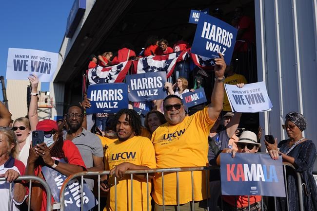 The Latest: Harris and Walz kick off their 2024 election campaign | iNFOnews.ca