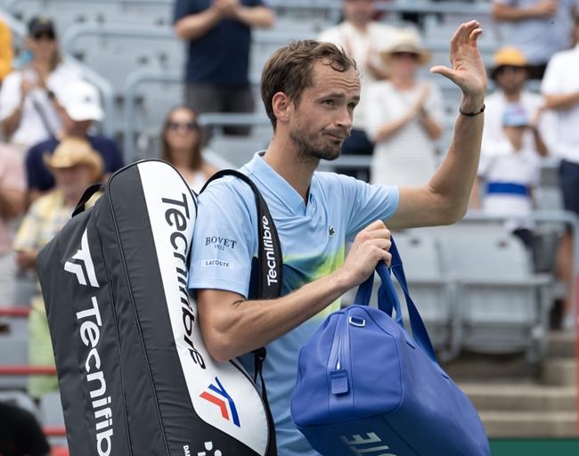 Medvedev, Tsitsipas upset in second round of National Bank Open | iNFOnews.ca