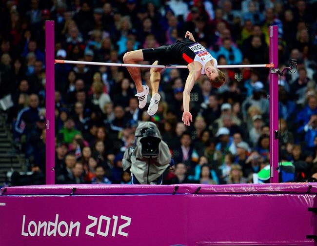 Canadian high jumper Derek Drouin presented belated 2012 Olympic silver in Paris | iNFOnews.ca Canadian high jumper Derek Drouin presented belated 2012 Olympic silver in Paris | iNFOnews.ca