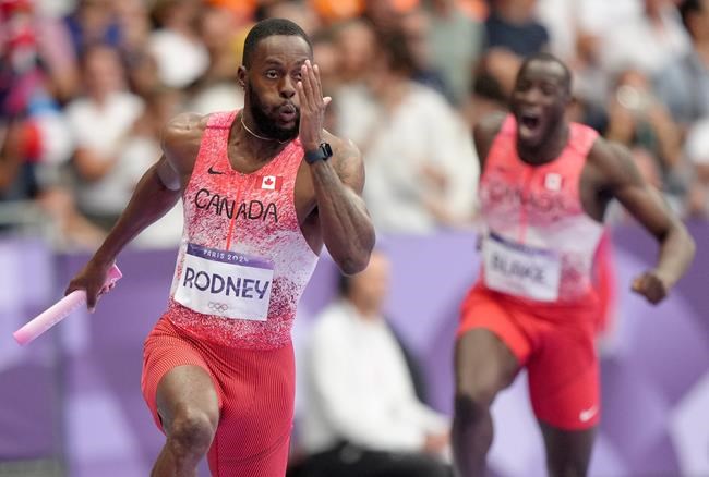 Canadian men's 4x100 team wins Olympic gold | iNFOnews.ca Canadian men's 4x100 team wins Olympic gold | iNFOnews.ca