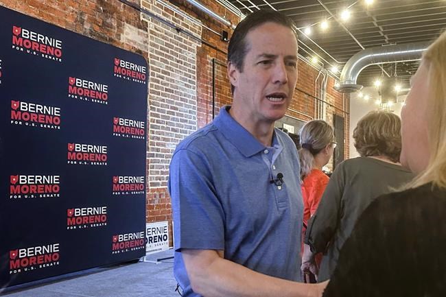 Trump-endorsed Senate candidate Bernie Moreno faults rival for distancing himself from Harris | iNFOnews.ca Trump-endorsed Senate candidate Bernie Moreno faults rival for distancing himself from Harris | iNFOnews.ca
