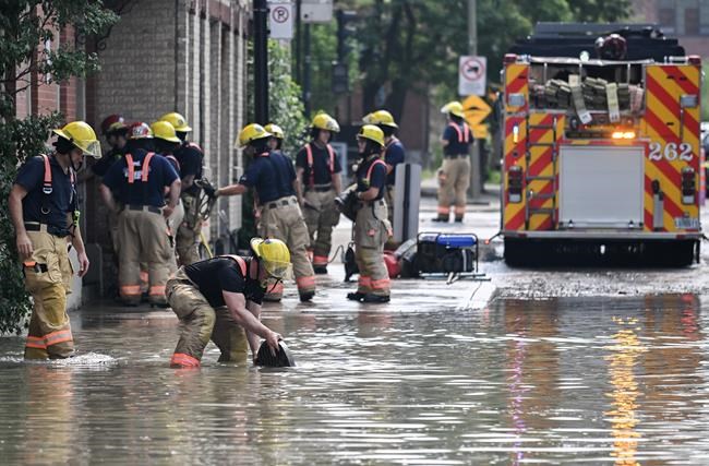 Cleanup underway after Montreal water main break floods streets and homes | iNFOnews.ca