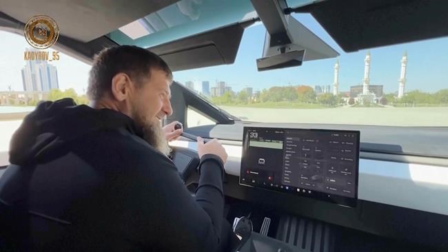 Chechen warlord invites Musk to Russia after he's filmed driving machine-gun mounted Cybertruck | iNFOnews.ca